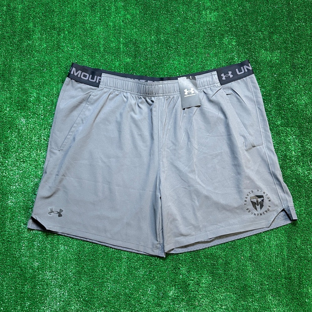 Under Armour Vanish Woven Mens Shorts 2XL Gray Travis Manion Foundation